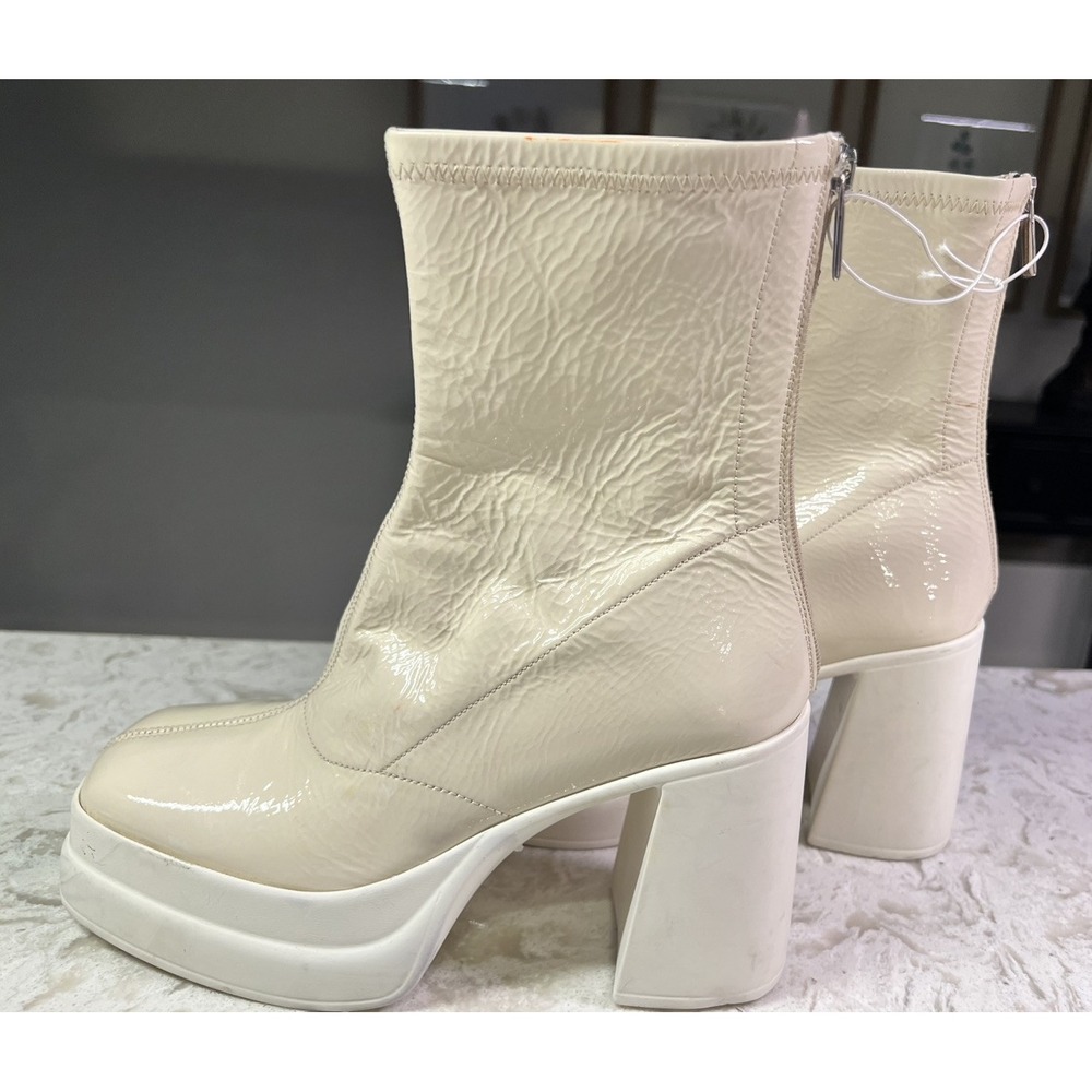 Free People Double Stack Platform Boots Size 8 Ms… - image 4